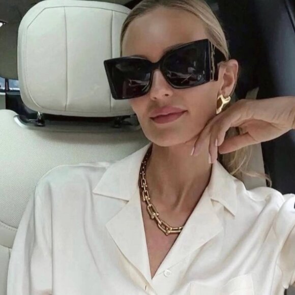 Final Price! Saint Laurent SLM119 BLAZE 001 Black Sunglasses - Picture 1 of 13